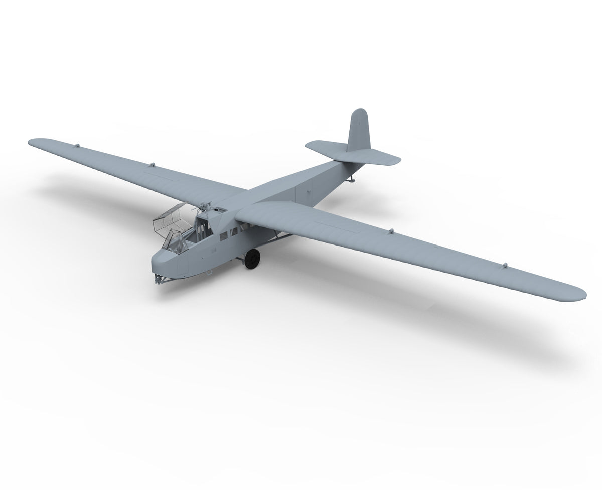 DFS DFS-230B-1 German Invasion Glider with Dragon Paratroops figures (Operation Eiche)