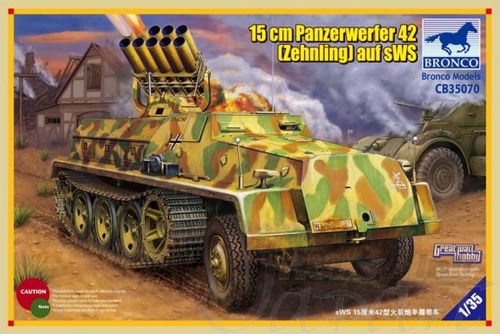 Bronco Models 15Cm Panzerwerfer 42 (Zehnling) Auf Schwere Wehrmachtschlepper Sws (In Co-Operation With Great Wall Models) CB35070