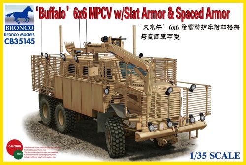 Buffalo 6x6 MPCV with Slat Armour & Spaced Armour