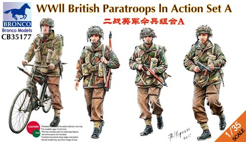 WWII British Paratroops in Action Set A