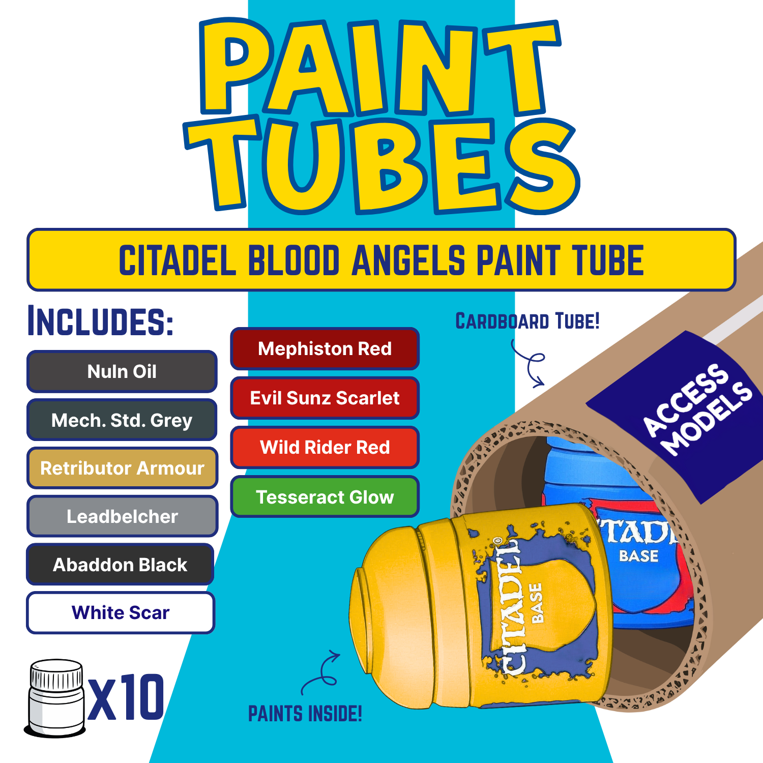 citadel paint tube- blood angels