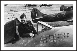 Pierre Clostermann French RAF Ace (designed to be used with AMT, Eduard and ESCI kits)[Hawker Tempest Mk.V]