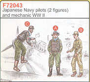 2 Japanese (WWII) Navy Pilots WWII +