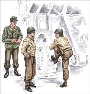 US Truck crew WWII