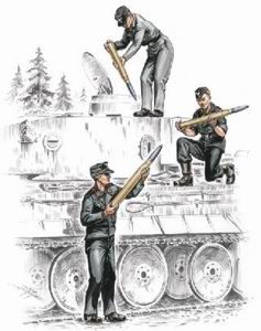 German (WWII) Armourers for Pz.Kpfw.VI Tiger I (3 figures)