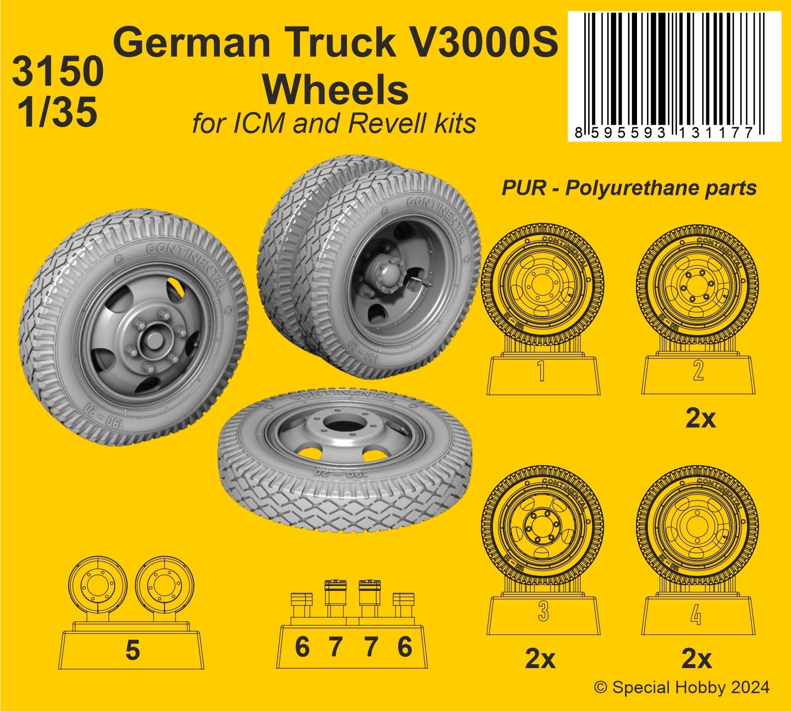 Ford V 3000 S Wheels.
