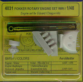 Fokker rotary engine WWI (designed to be used with Dragon and Eduard kits) (Special Hobby sold out July 2024)