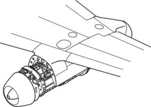 Messerschmitt Me-262A-1a Jumo 004 engine (designed to be used with Tamiya kits)