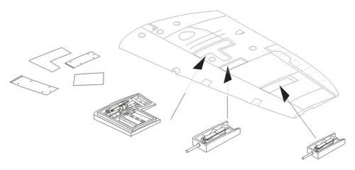 Supermarine Spitfire Mk.Vb Armament set (designed to be used with Tamiya kits) (discontinued May 2024)