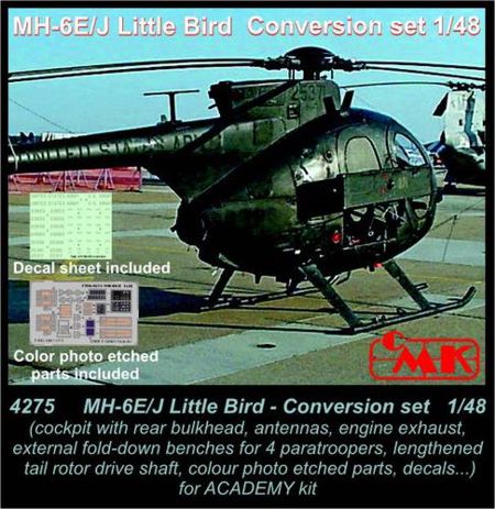 Boeing MH-6E/Boeing MH-6J Little Bird Conversion set (designed to be used with Academy kits) USA, modern