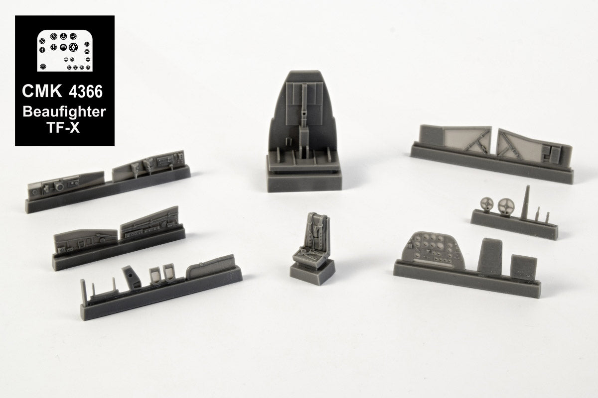 Bristol Beaufighter TF Mk.X Cockpit set (designed to be used with Revell kits)