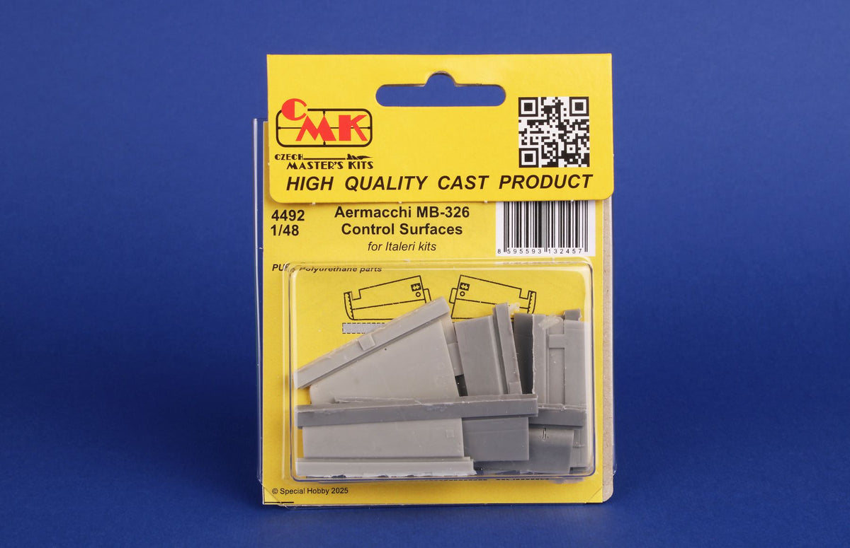 Aermacchi MB-326 Control Surfaces 1/48 / (designed to be used with Italeri kits) Separate control surfaces made (designed to be used with Italeri kits) .