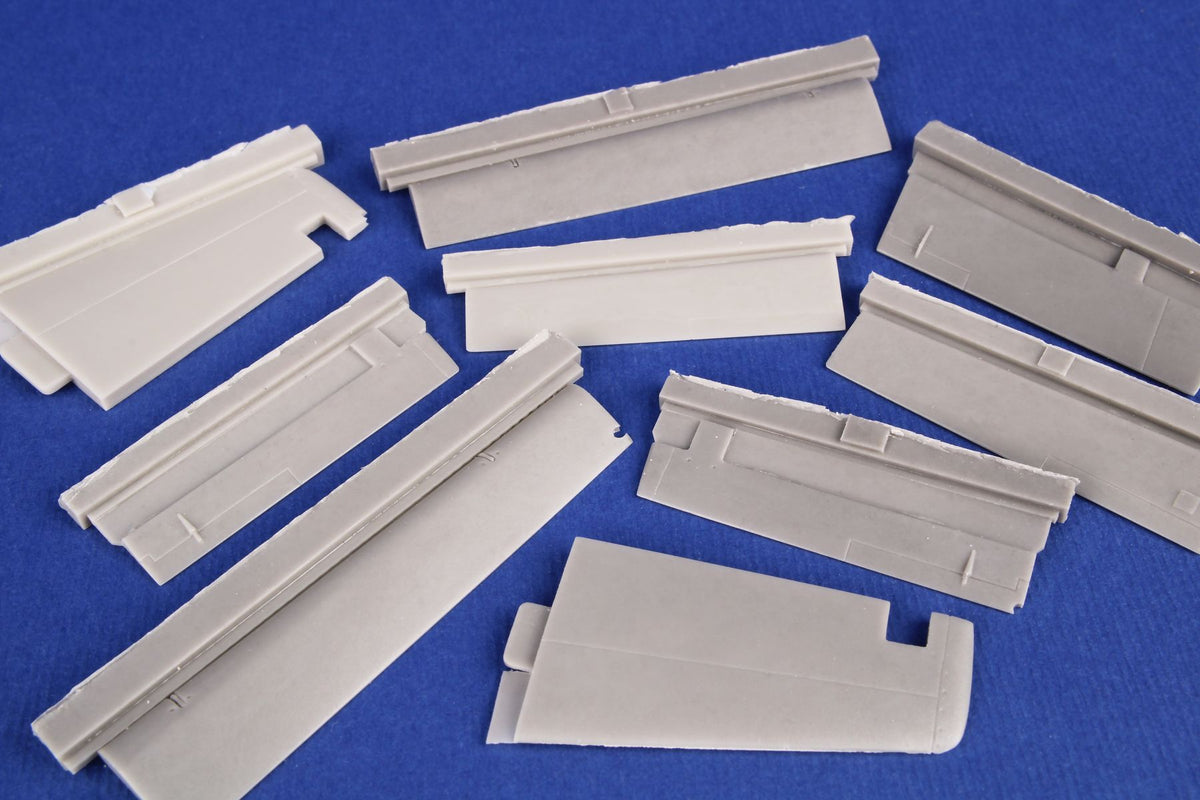 Aermacchi MB-326 Control Surfaces 1/48 / (designed to be used with Italeri kits) Separate control surfaces made (designed to be used with Italeri kits) .