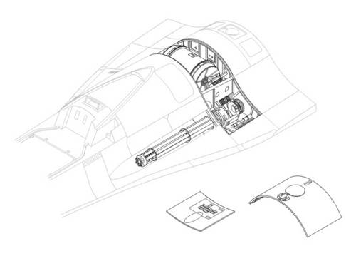 Lockheed-Martin F-16CJ Fighting Falcon Armament Set (designed to be used with Tamiya kits)