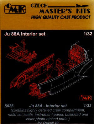 Junkers Ju-88A-1/Ju-88A-4 Interior (designed to be used with Revell kits)