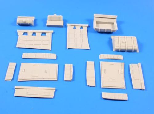 Heinkel He-111P Wing fuel tanks (designed to be used with Revell kits)