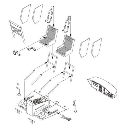 Bell UH-1D interior set (designed to be used with Dragon kits)