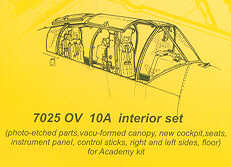 North-American/Rockwell OV-10A interior (designed to be used with Academy kits)