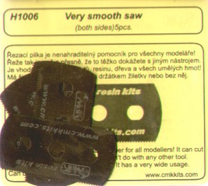 Small razor saw. 'very smooth' 5 blades/5 pieces