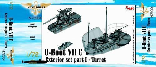 Type VIIc U-Boat exterior set (designed to be used with Revell kits) (U-Boot/U-Boat/U Boat/U Boot/Submarines)