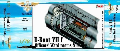 Type VIIc U-Boat Officers ward rooms and galley (designed to be used with Revell kits) (U-Boot/U-Boat/U Boat/U Boot/Submarines)