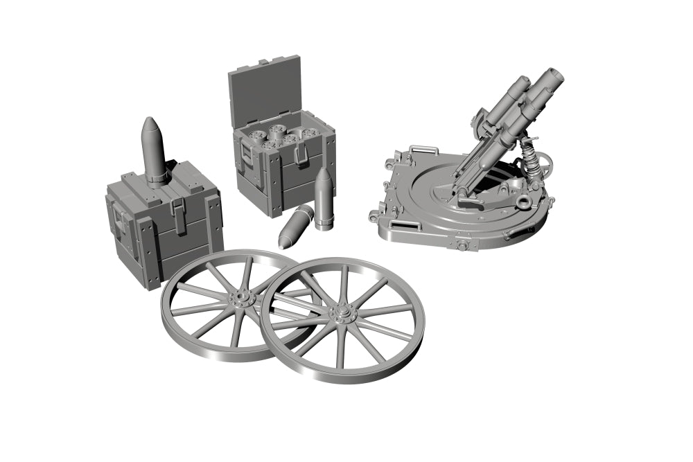 German WWI 7.58 cm Leichter minenwerfer n/A all resin kit