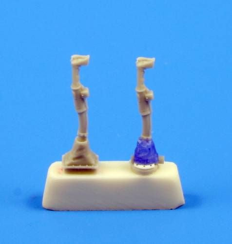 Messerschmitt Bf-109 Control Column (2 pcs) (designed to be used with Eduard kits and Hasegawa kits) [Bf-109E/Bf-109F/Bf-109G/Bf-109K]