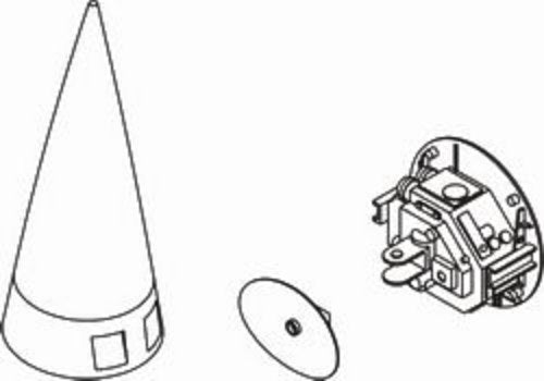 Lockheed F-104C/F-104DJ/F-104G/F-104J/F-104S Starfighter nose mounted radome (designed to be used with Eduard kits and Hasegawa kits)