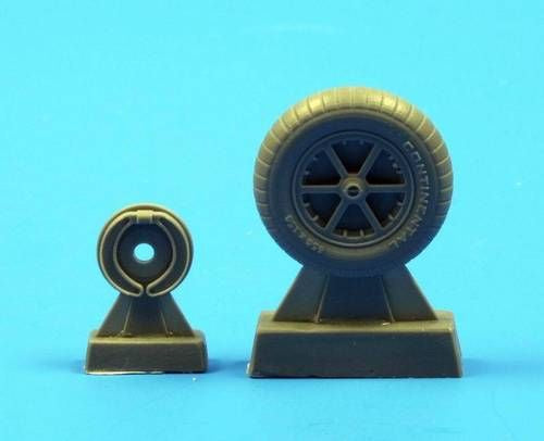 Messerschmitt Bf-109E Wheels (designed to be used with Hasegawa, Hobbycraft and Tamiya kits)