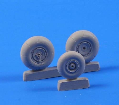 Dornier Do-335B Wheels (designed to be used with Tamiya kits)