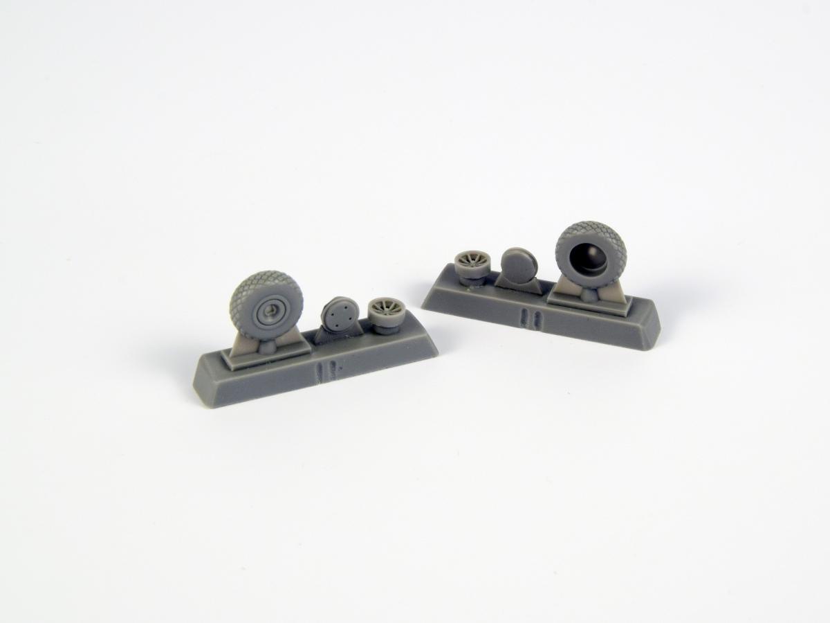 Curtiss P-40N Warhawk/Kittyhawk MK.IA/P-40E - Wheels Diamond Tread (designed to be used with Special Hobby kits)