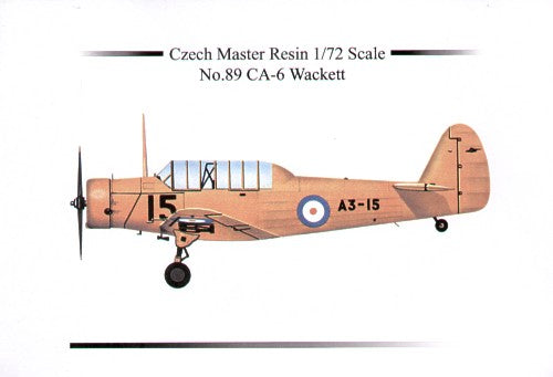 CAC CA-6 Wackett NOW WITH DECALS! RAF and Australian
