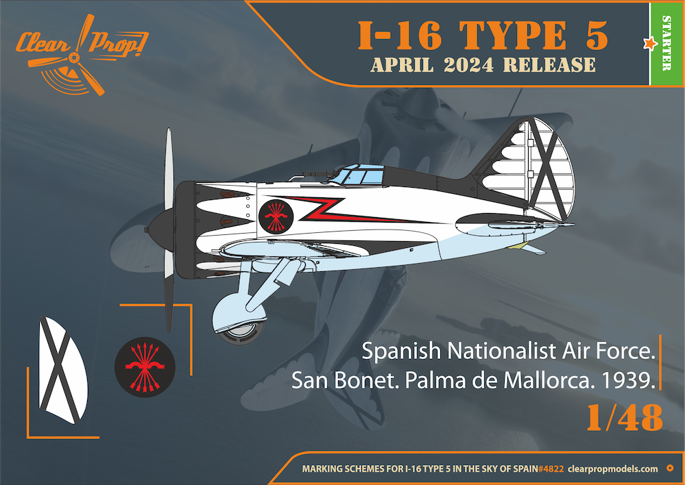 Polikarpov I-16 type 5 (in the sky of Spain late version) Starter kit