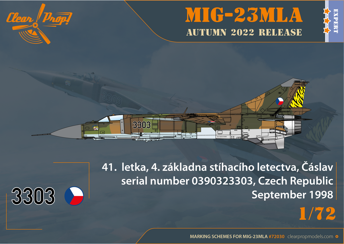 Mikoyan MiG-23MLA Flogger-G Expert kit (includes CPW7201)