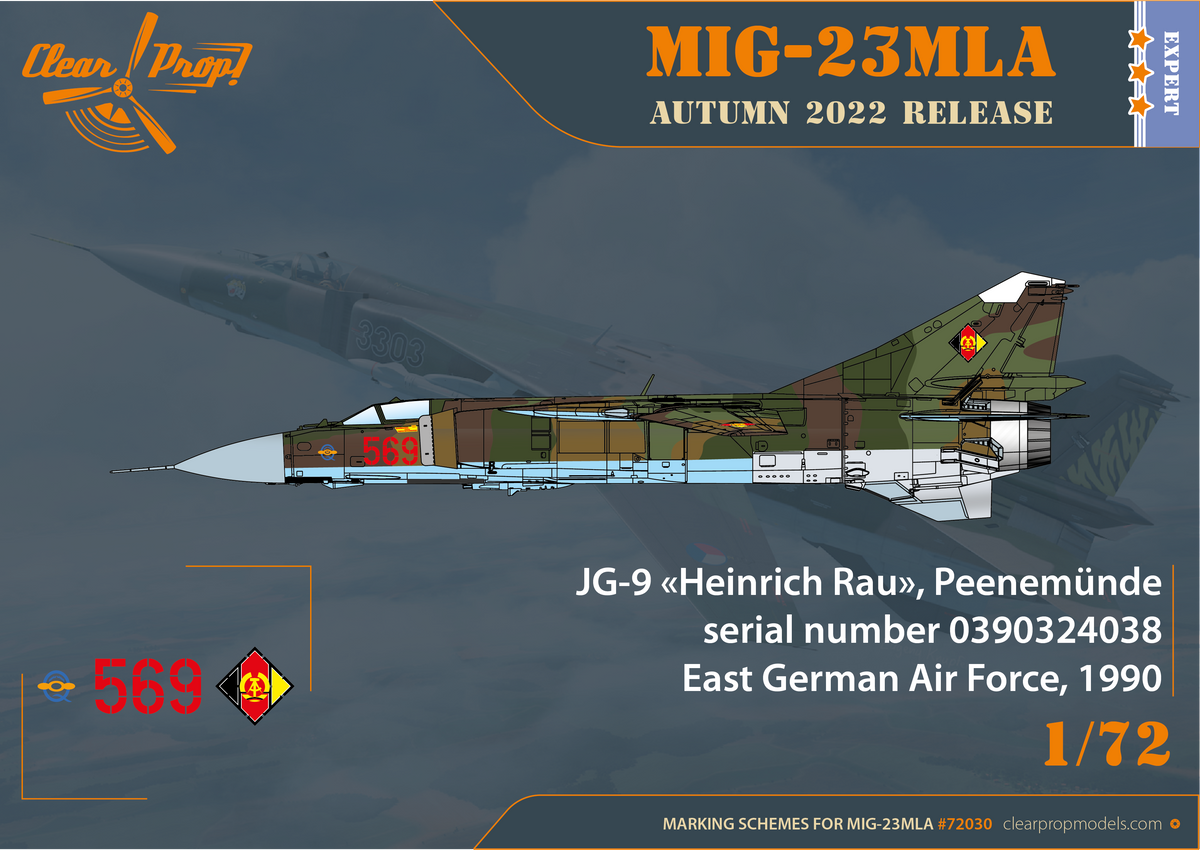 Mikoyan MiG-23MLA Flogger-G Expert kit (includes CPW7201)