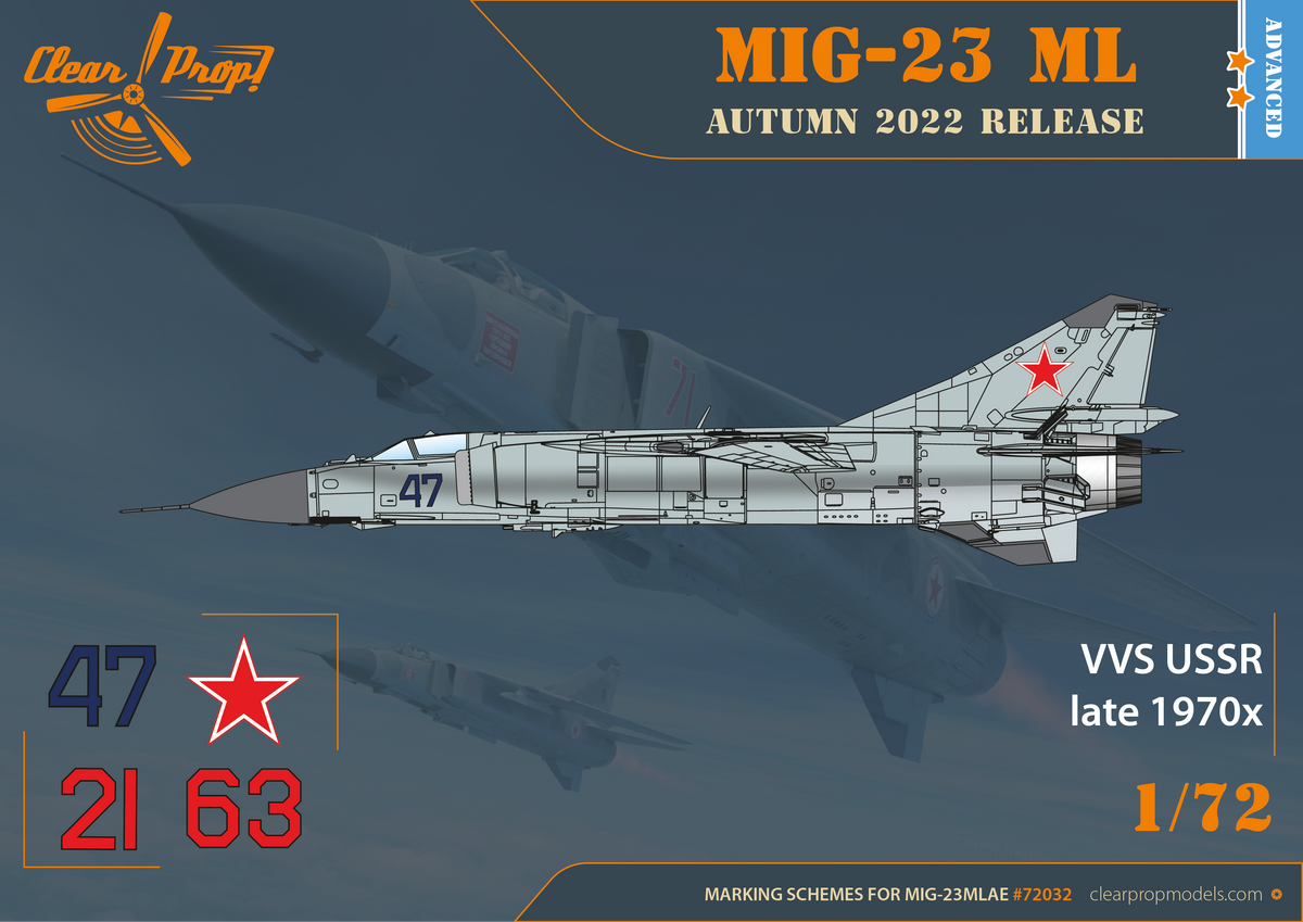 Mikoyan MiG-23ML/MLA Flogger-G Advanced kit