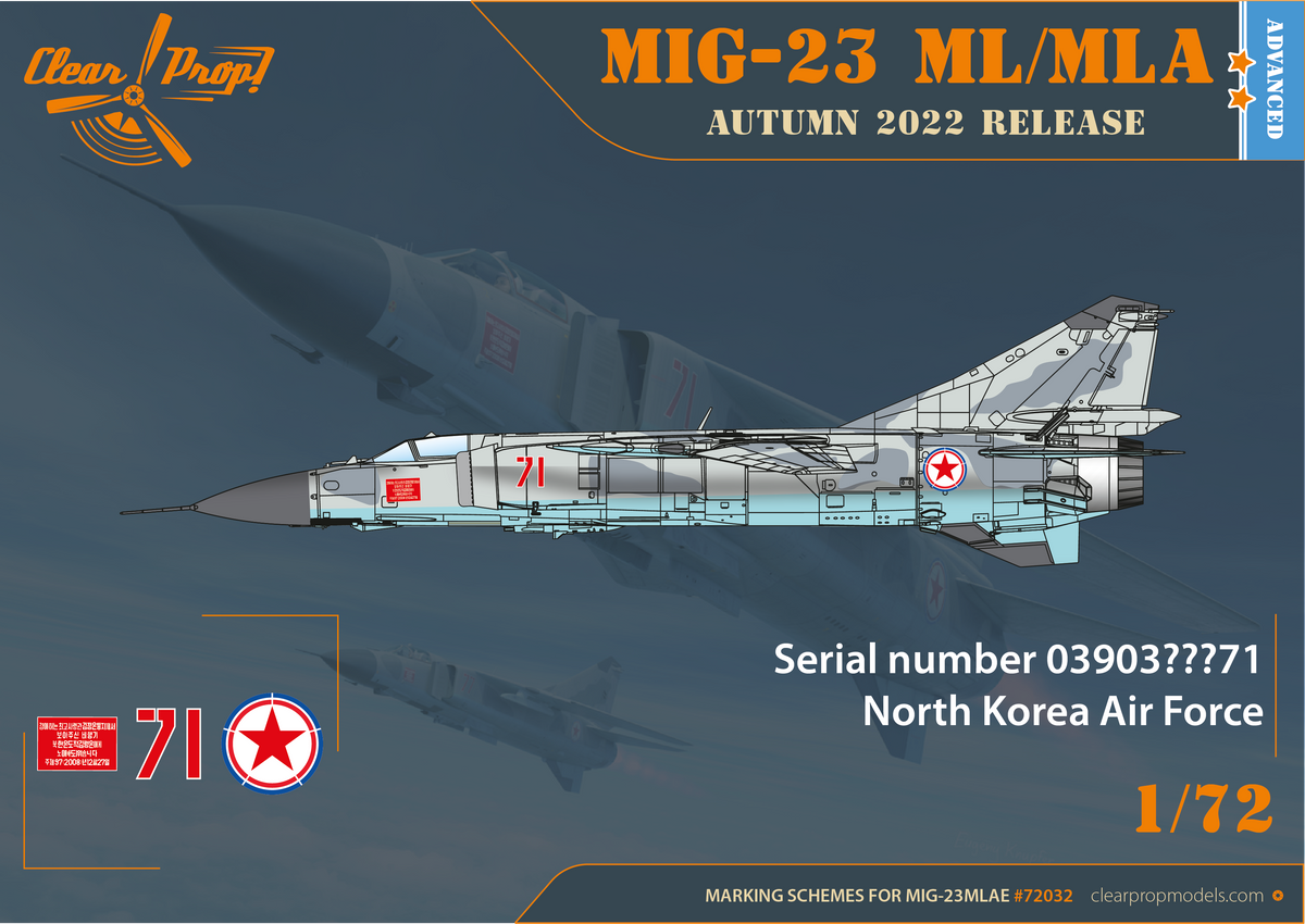 Mikoyan MiG-23ML/MLA Flogger-G Advanced kit