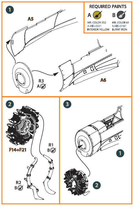 Curtiss H-75 Hawk M/N/O resin exhaust (designed to0 be used with Clear Prop Models kits)[H-75N H-750][H-75M]
