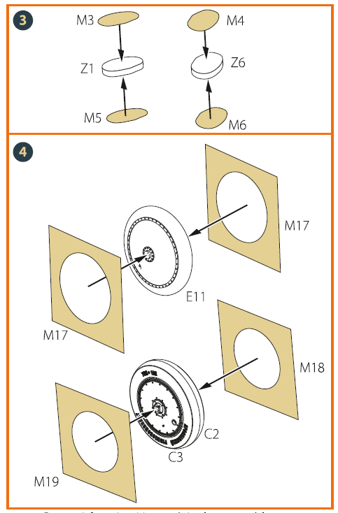 Polikarpov (early version) I-16 wheels and canopy frame paint mask (outside only) on 'yellow kabuki paper' (designed to be used with Clear Prop Models kits)