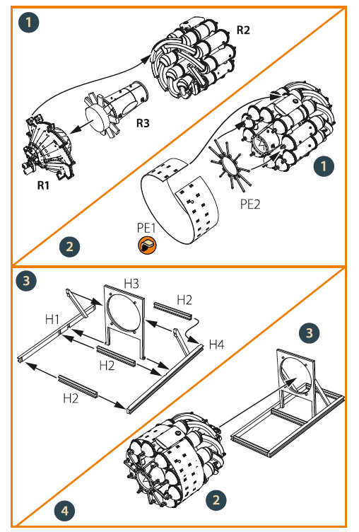 Gloster E28/39 Pioneer engine set (designed to be used with Clear Prop Models kits)