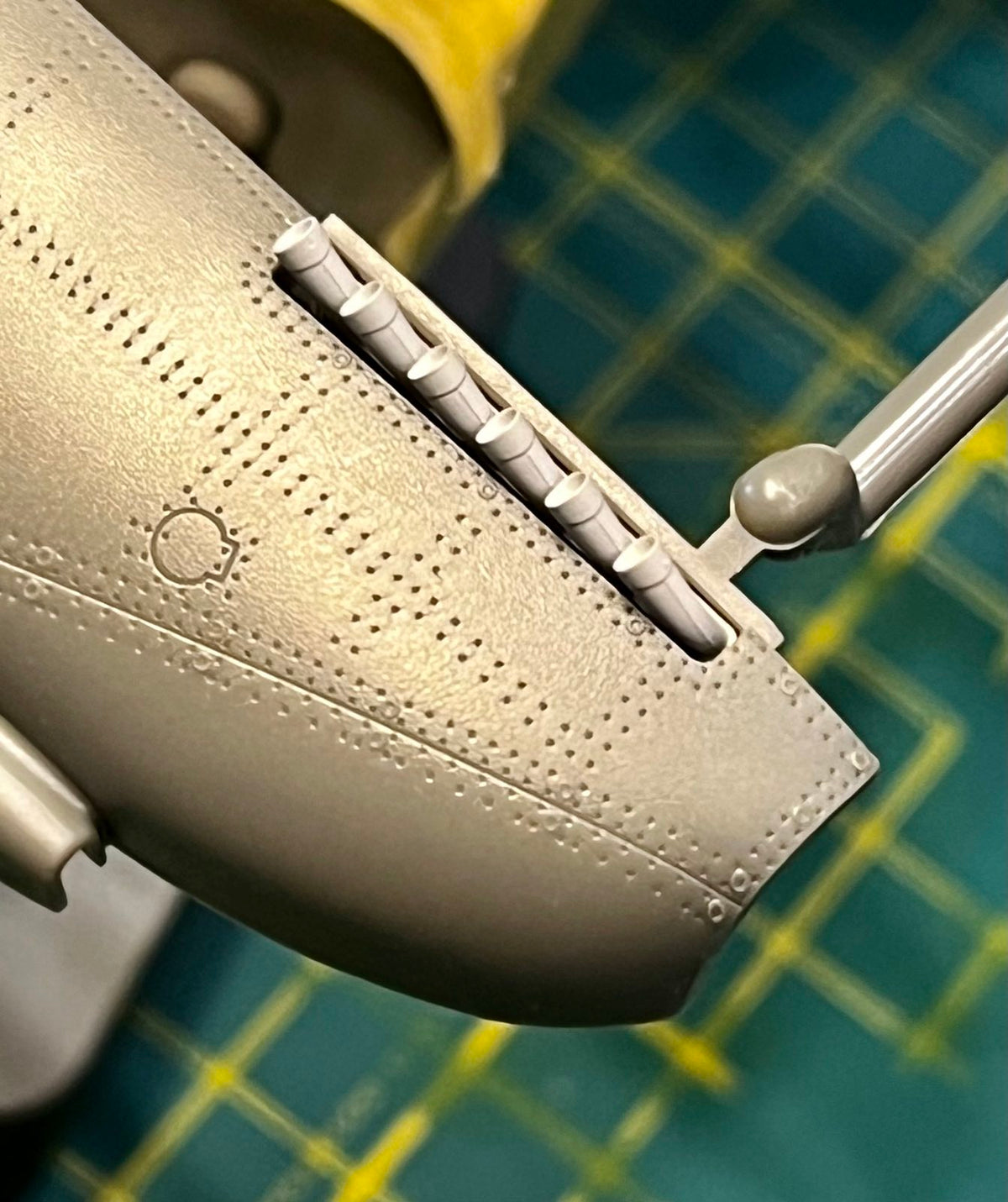 Supermarine Spitfire Mk.IXe exhausts (designed to be used with Airfix kits)