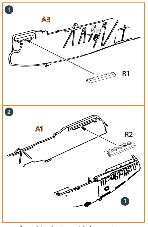 Polikarpov R-5 resin exhausts (designed to be used with AMG kits)