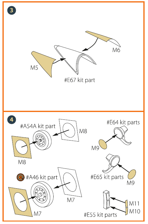 Lockheed-Martin F-16 MLU single seater wheels and canopy frame paint mask (outside only) made from 'yellow kabuki paper' (designed to be used with Revell kits)