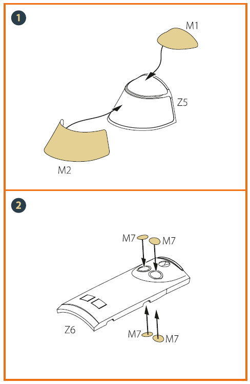 Polikarpov I-16 canopy frame paint mask (Late type) (designed to be used with Clear Prop Models kits)