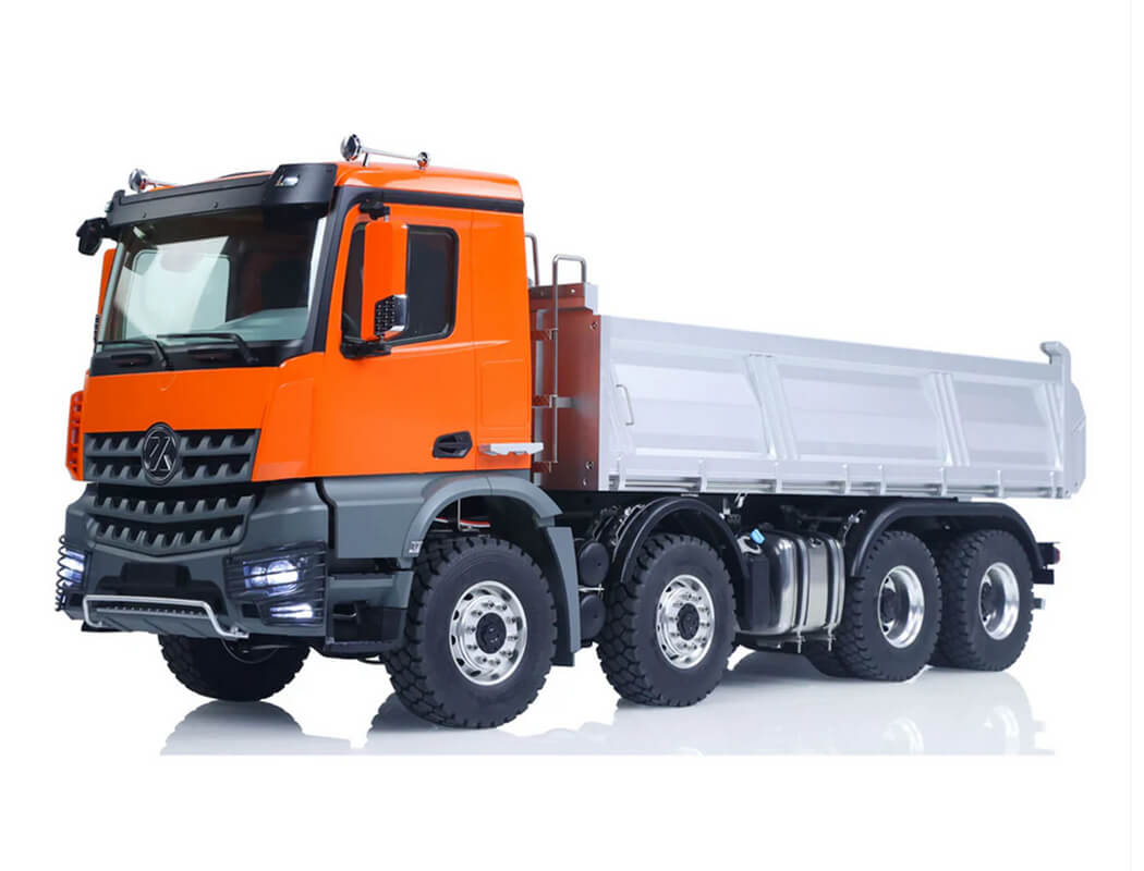 HuiNa Huina K5701 1/14 Kabolite Dump Metal 8X8 Truck 2-Speed Orange CY3367OG
