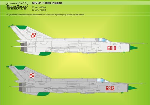 Mikoyan MiG-21 Polish insignia