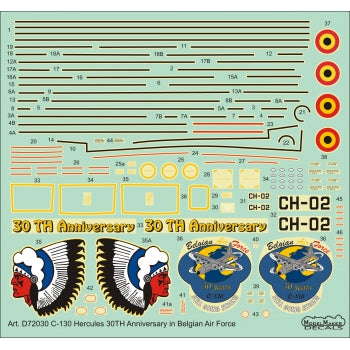 Lockheed C-130H Hercules 30th Anniversary in Belgian Air force