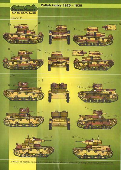 RE-PRINTED!!! Polish Tanks 1920-1939