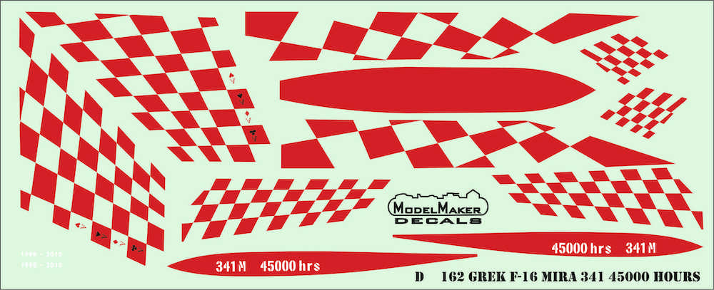 Greek F-16 341 Mira 45000 Hours