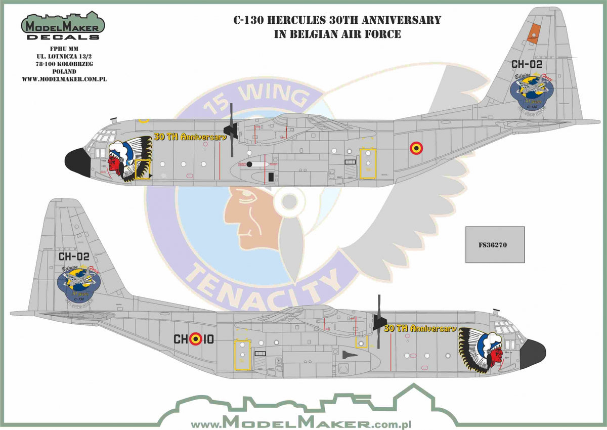 Lockheed C-130 Hercules 30TH Anniversary in Belgian Air Force
